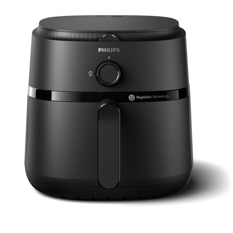 Philips Air Fryer 1000 Series, 6.2L Black | Single Basket Healthy Oil-Free Cooking for Large Families