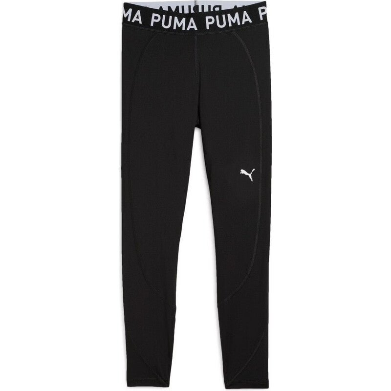 PUMA Women's High Waisted Colorblock Tights in PUMA Black - Performance Workout Leggings for Running & Training