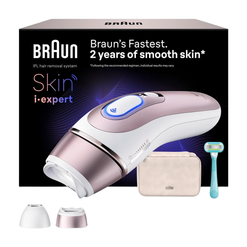 BRAUN Silk Expert Pro 5 IPL Hair Removal System with Intelligent Sensor and App Connectivity for Women - Model PL7211