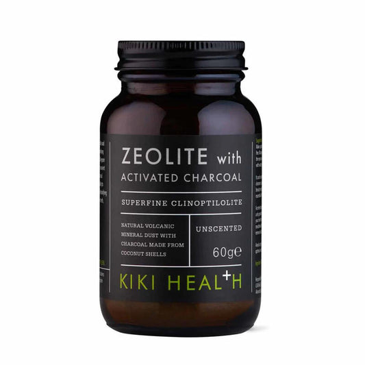 KIKI Health Zeolite Digestive Support Powder with Activated Charcoal - 60g