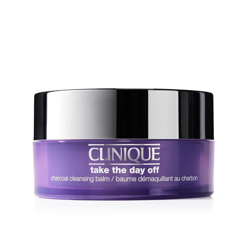 Clinique Take The Day Off Charcoal Cleansing Balm 125ml - Deep Pore Purifying Makeup Remover Melts Away Impurities & Longwear Makeup
