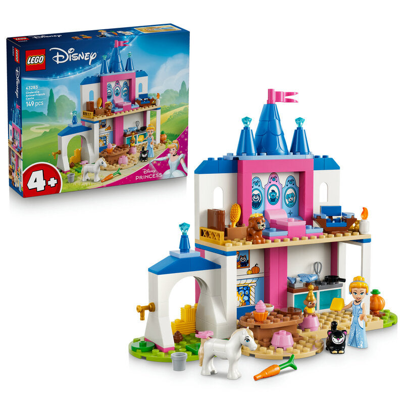 LEGO Disney Princess Building Set: Cinderella Animal Friends Castle with Mini-Doll and Animal Figures