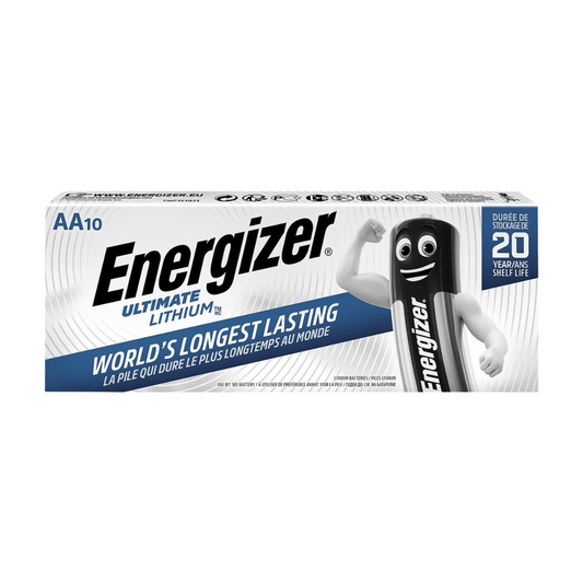 Energizer AA Ultimate Lithium Batteries – Pack of 10