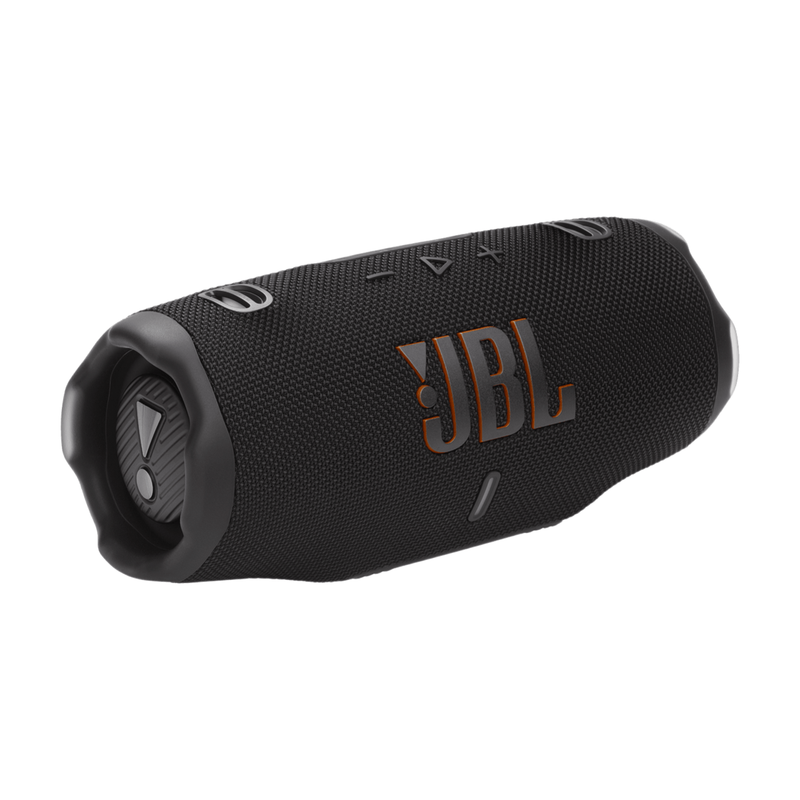 JBL Charge 6 Portable Bluetooth Speaker with IP67 Waterproof Design - Powerful Sound & 20-Hour Battery in Black