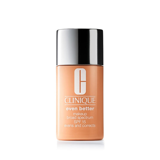 Clinique Even Better Makeup SPF15 Foundation - 30ml in Shade WN12 Meringue, a Natural, Flawless Finish Liquid Foundation for a Radiant Complexion