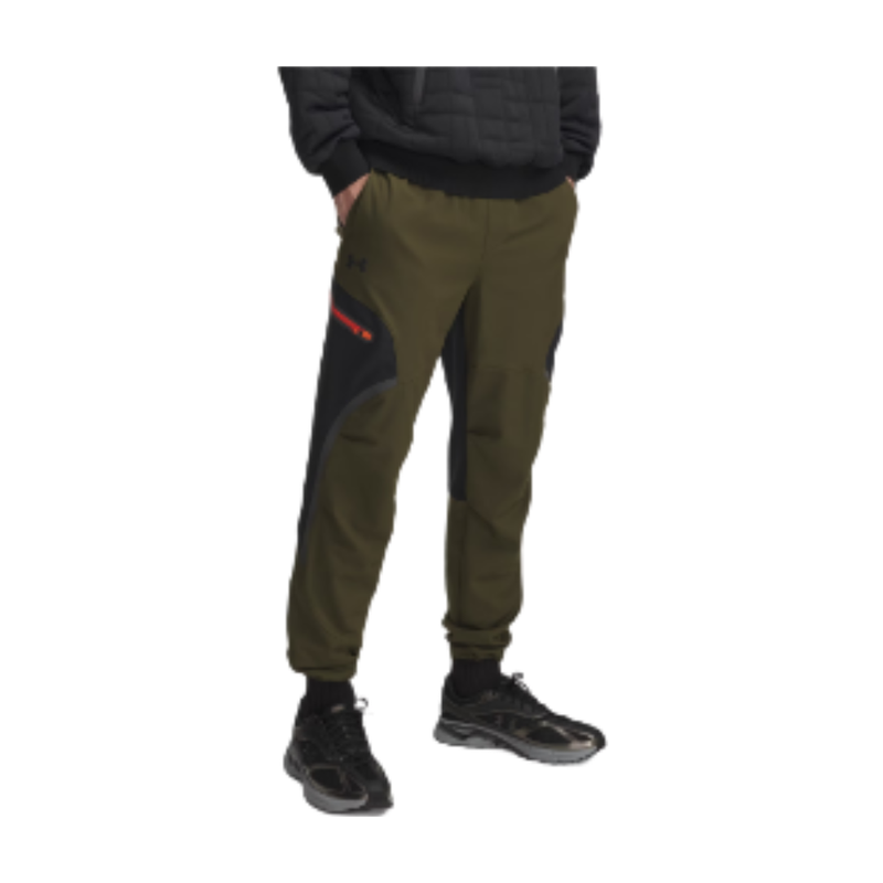 Under Armour Unstoppable Men's Expedition Green Cargo Pants | Durable & Utility-Focused Apparel for Work & Adventure