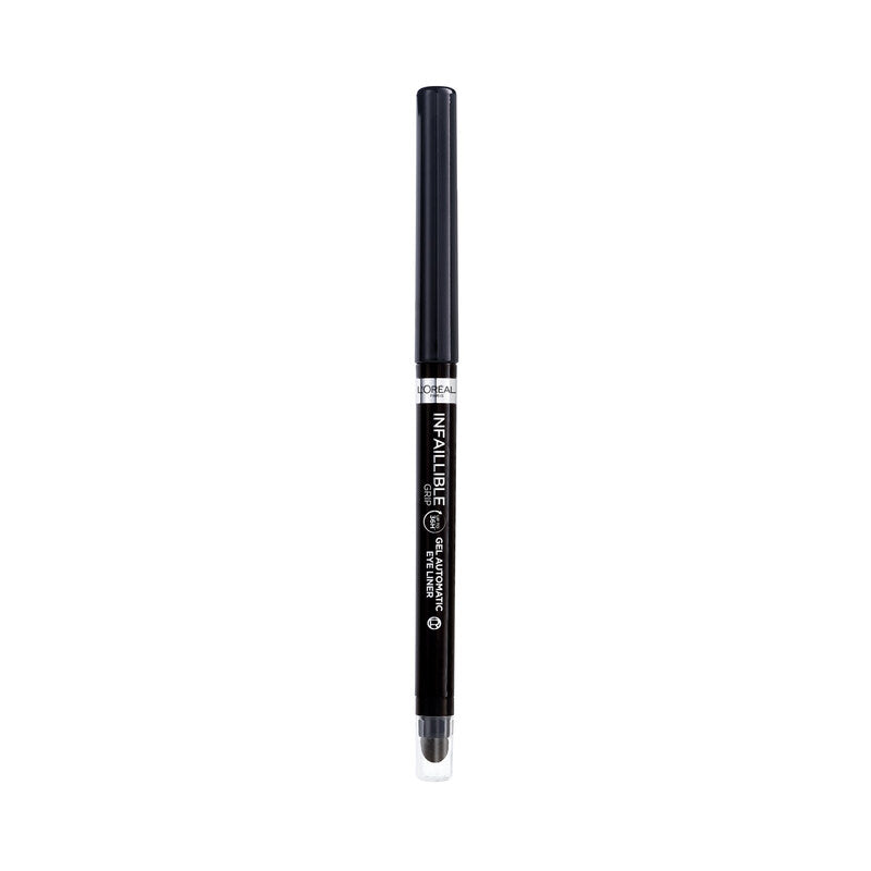 L'Oréal Paris Gel Eyeliner Pencil, Intense Black Eye Liner with Long-lasting Colour, up to 24H Wear*, Infallible Grip Gel Automatic Eyeliner, Intense 