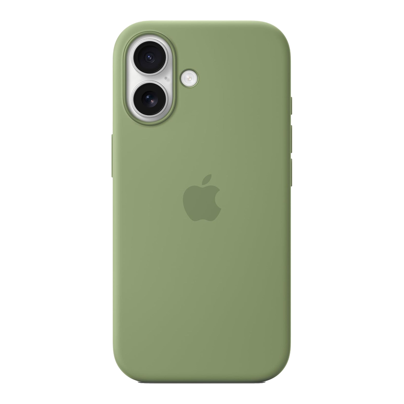 Apple iPhone 17 Silicone Case with MagSafe - Light Moss - Protective Cover for Enhanced Grip and Wireless Charging