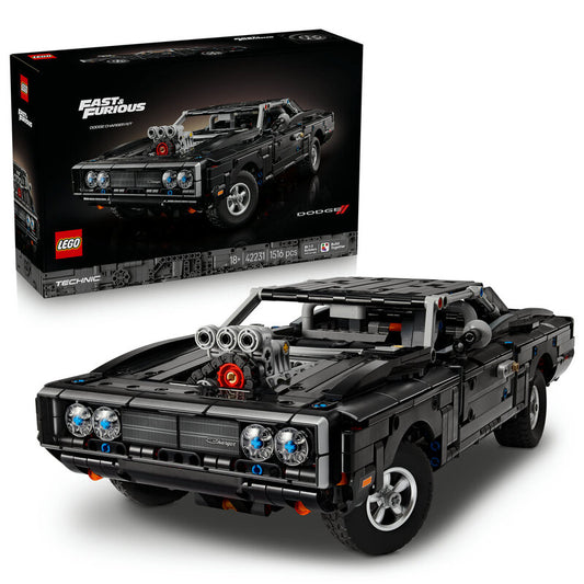 LEGO Technic Fast and Furious Dodge Charger R/T Car Building Set | Authentic Vehicle Model Toy for Car Enthusiasts