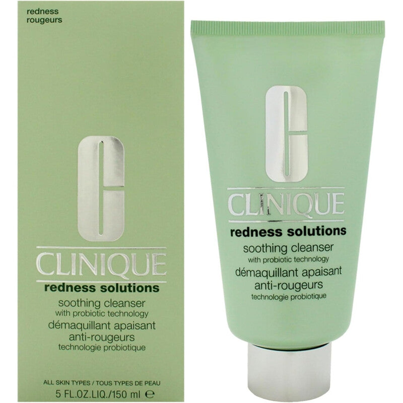 Clinique Redness Solutions Soothing Cleanser 150ml - Gentle Face Wash for Sensitive, Redness-Prone Skin, Daily Calming Cleanser