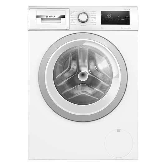 Bosch 9kg Series 4 1400rpm Washing Machine White | A Rated Energy Efficiency | Home Laundry Appliance