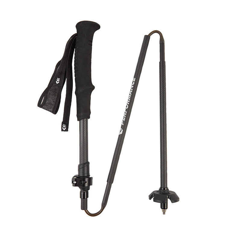 PELLIOT Outdoor Trekking Pole, 3K Carbon Fiber Professional Foldable Climbing Gear, Hiking Sticks for Women and Men