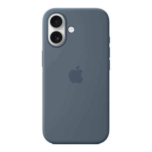 Apple iPhone 17 Silicone Case with MagSafe - Anchor Blue | Official MagSafe Charging Compatible Phone Cover