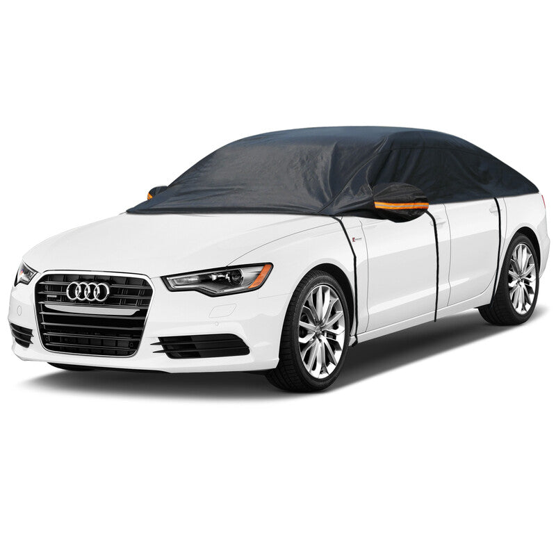 Kayme Half Car Cover For Sedan Fit Size 470 To 530 CM