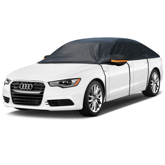 Kayme Half Car Cover For Sedan Fit Size 470 To 530 CM