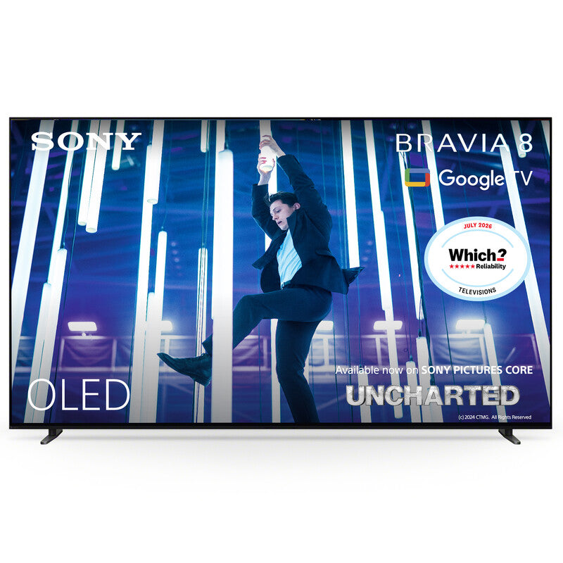 Sony 55-Inch BRAVIA 8 OLED 4K HDR Smart Google TV with Dolby Vision/Atmos, Perfect for PlayStation 5