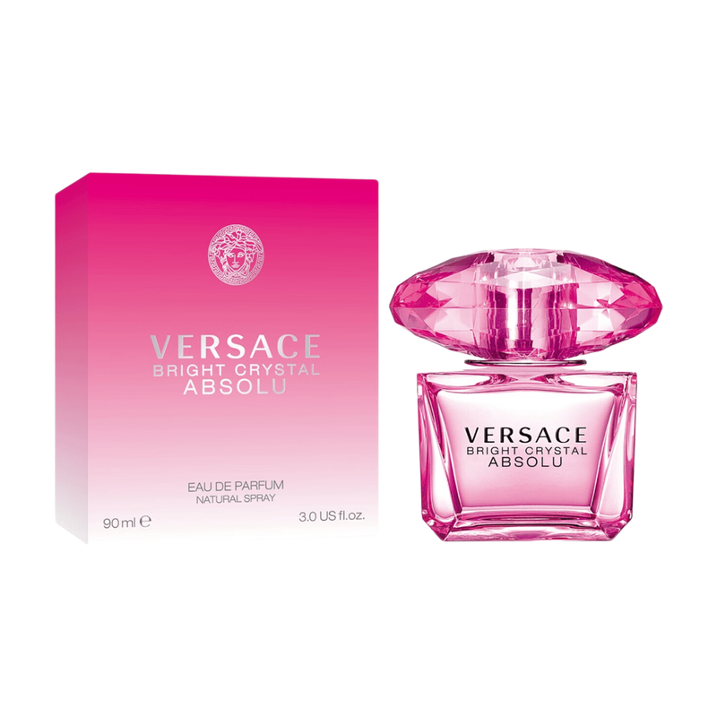 Versace Bright Crystal Absolu Women's Eau de Parfum, a Floral Fruity Fragrance in a 90ml Bottle for a Lasting Impression