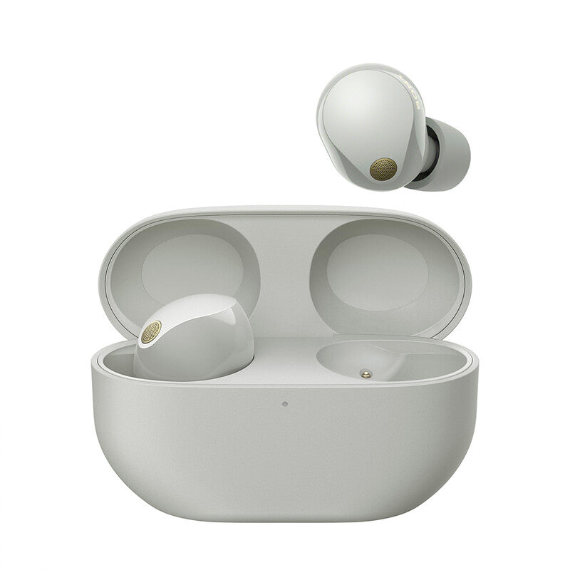 Sony WF1000XM5 Wireless Noise Cancelling In-Ear Headphones in Silver | Premium Sound & Industry-Leading ANC