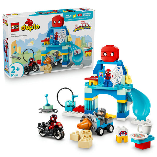 LEGO DUPLO Disney Toy Story Building Set Team Spidey Webquarters for Toddlers 1.5-3 Years Old (10464)