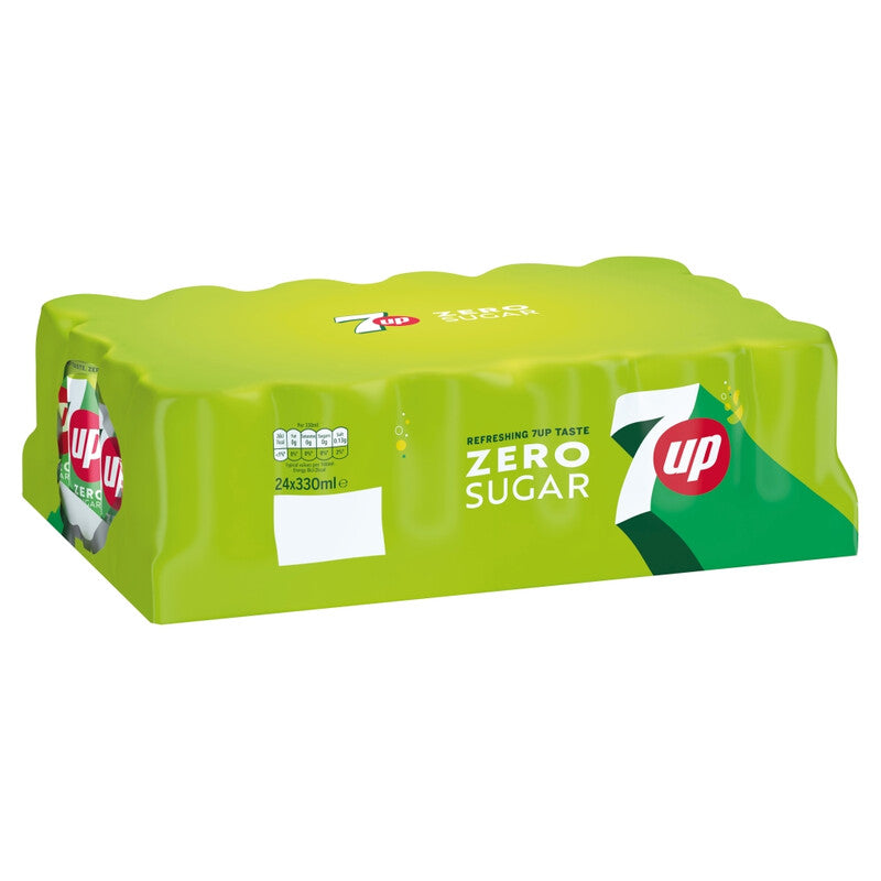 7UP Zero 330ml 24Pk