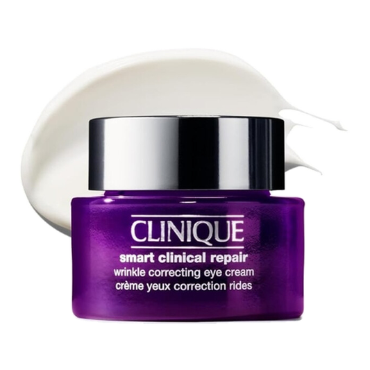 Clinique Smart Clinical Repair Wrinkle Correcting Eye Cream,  Anti-Aging Treatment for Dark Circles and Puffiness, 15ml