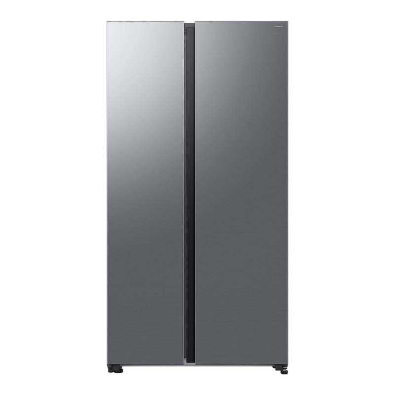 Samsung American Fridge Freezer - 652L RS70F65QETEU Smart SpaceMax Series 6 Appliance in Silver Design