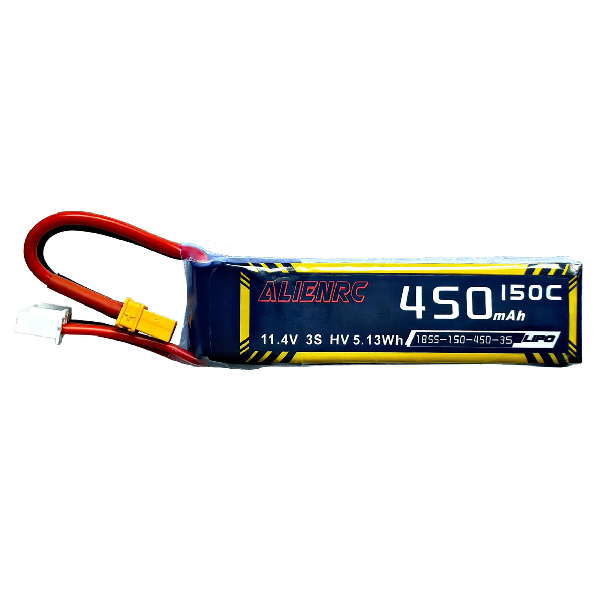 Alien 450mAh 3S 11.4V 150C Battery with XT30 Plug - 1pcs