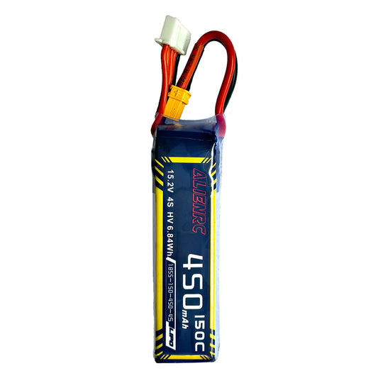 Alien 450mAh 4S 15.2V 150C XT30 Battery with XT30 Plug(Pack of 2)