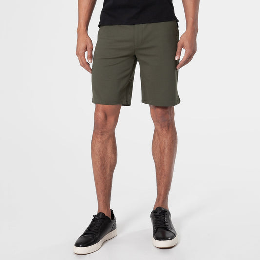 True Classic 9" Military Green Comfort Chino Short | 40