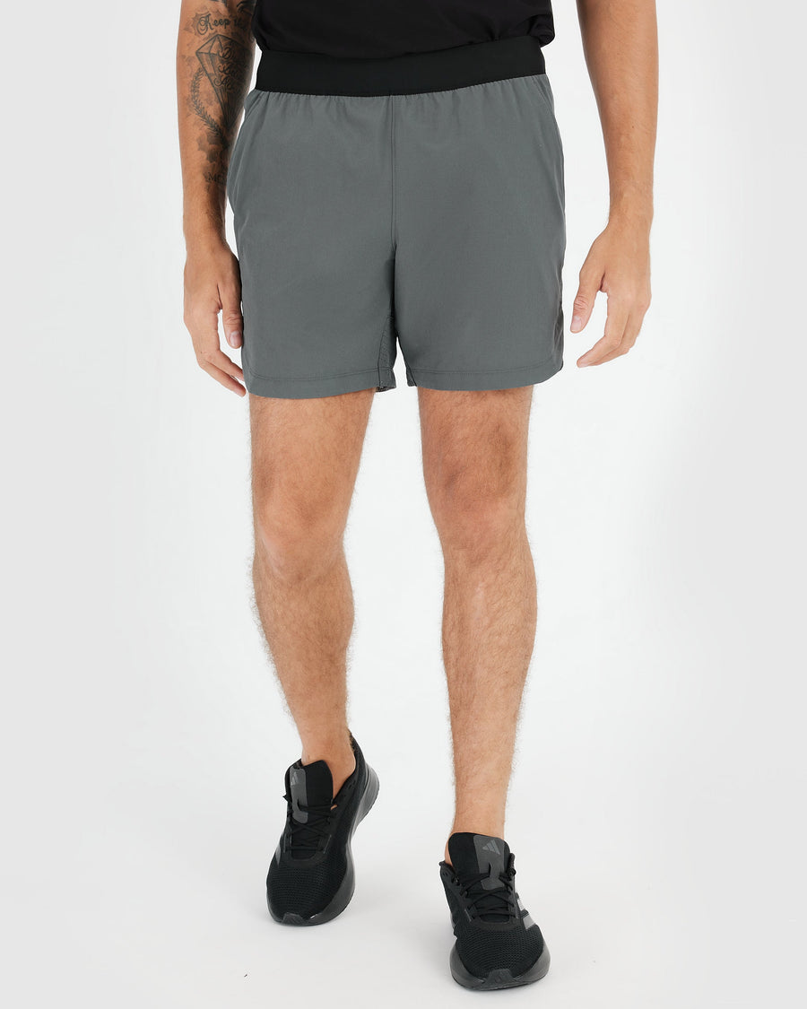 True Classic 7" Carbon Gray Active Training Shorts 2.0 | Small