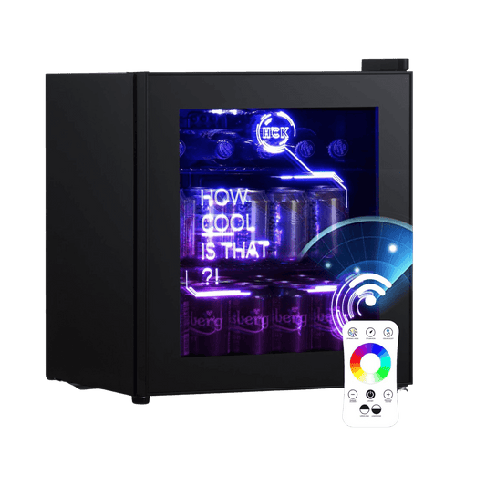 HCK 48L Cyberpunk Mini-Kühlschrank Bar-Kühlschrank