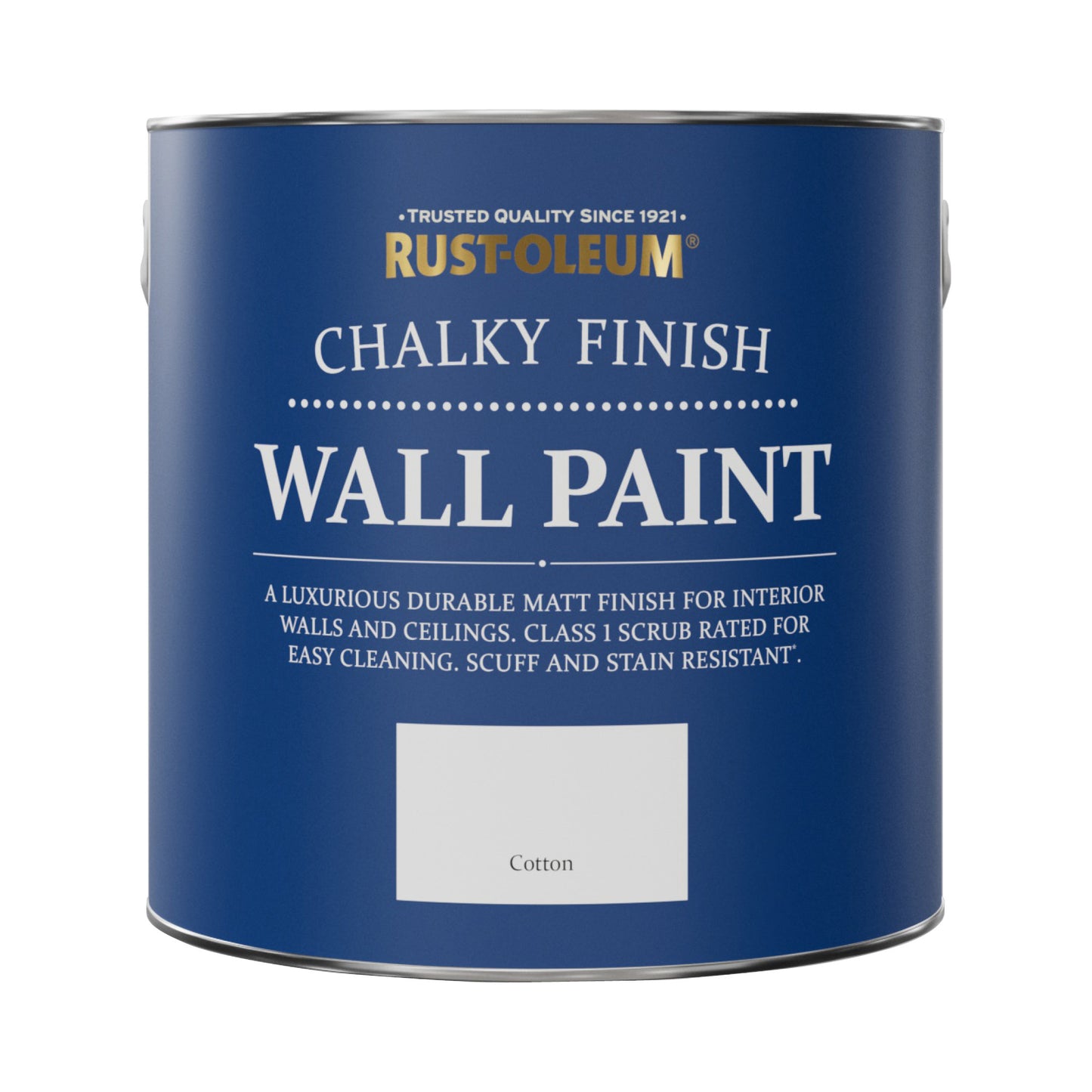 Rust-Oleum White Chalky Wall & Ceiling Paint - Cotton 2.5L