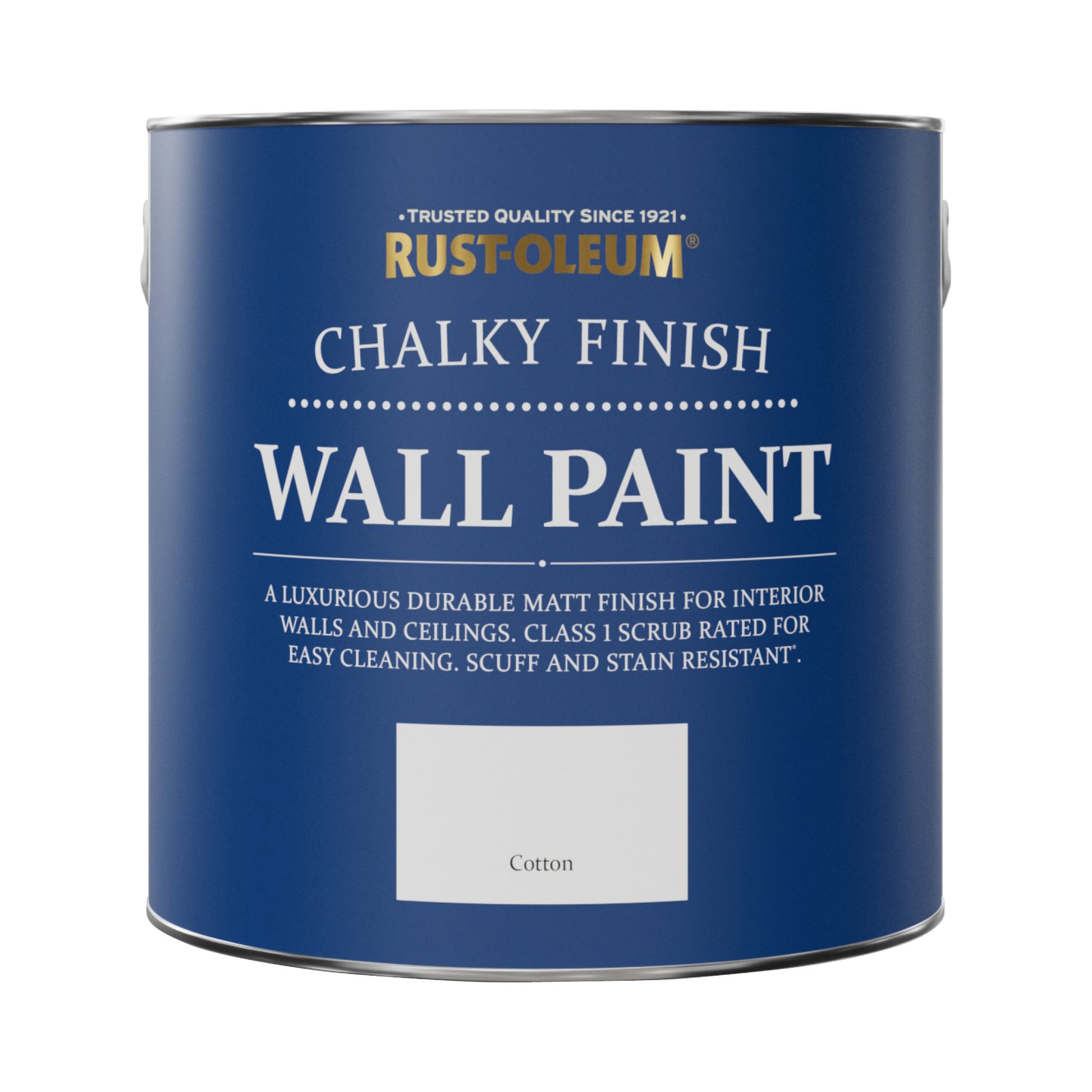 Rust-Oleum White Chalky Wall & Ceiling Paint - Cotton 2.5L