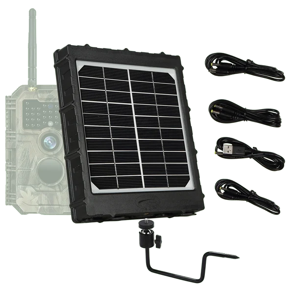 Solarpanel-Kits 3W 8000mAh 12V/9V/6V Ausgang Mini Portable Outdoor oder Indoor Wiederaufladbare Stromversorgung für alle Wildkamera | BL8000