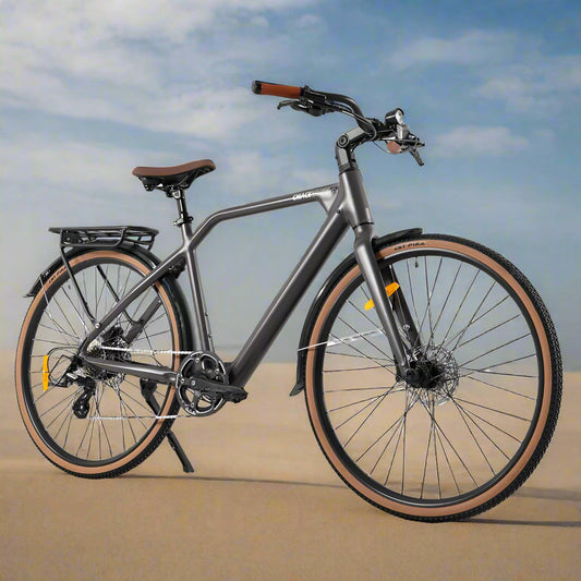 CMACEWHEEL F700 250W Gravel Electric Bike - 36V 10Ah Lightweight City E-Bike - F700-1 (non-removable battery)