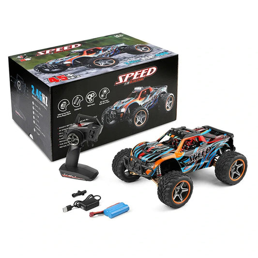 Wltoys New Model 104009 Brushed RTR Racing Monster Truck 1/12 2.4G 4WD 45km/h Metal - Standard version(1 battery)