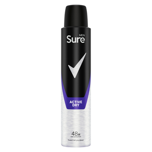 Sure Men Anti-Perspirant Aerosol Active Dry 200ml