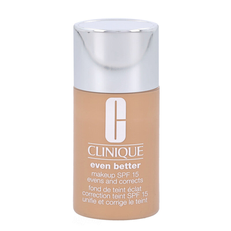 Clinique Even Better Makeup SPF15 Foundation in WN 46 Golden Neutral, 30ml. A natural-looking, hydrating liquid foundation for a more even skin tone.