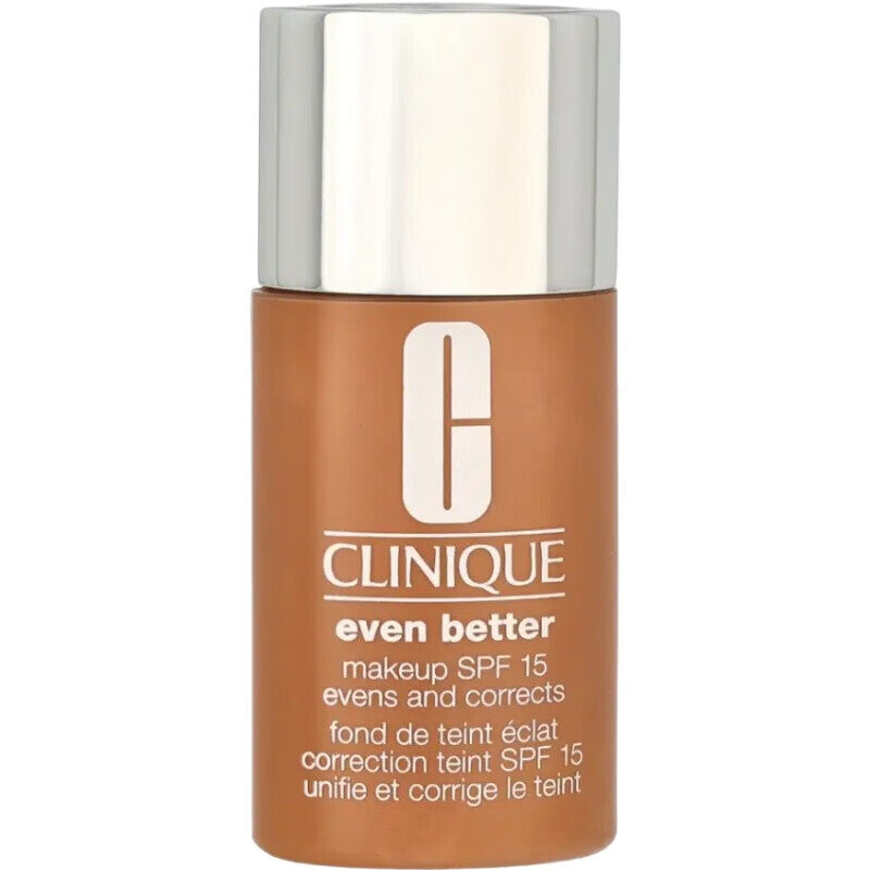 Clinique Even Better Makeup SPF15 Foundation in WN54 Honey Wheat, a 30ml liquid foundation for a flawless, radiant complexion.