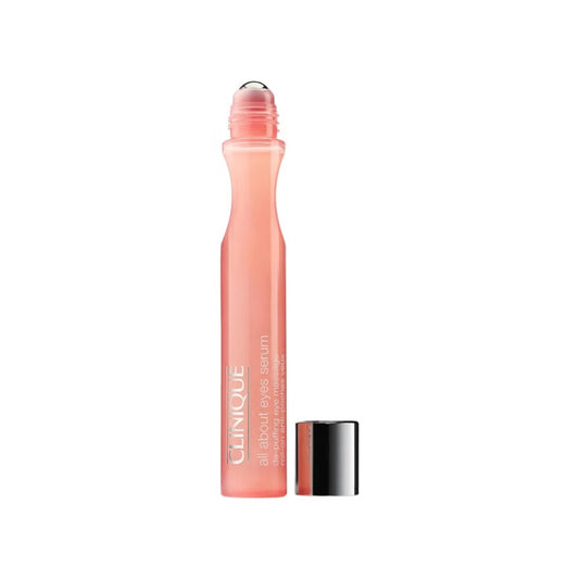 Clinique All About Eyes Serum De-Puffing Eye Massage Roll-On 15ml - Refreshing gel eye treatment for dark circles and puffiness