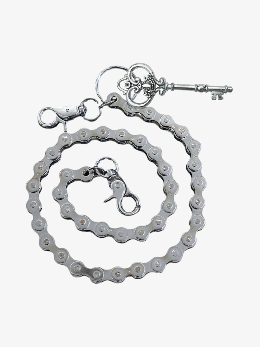 Street Punk Key Chain - Silver