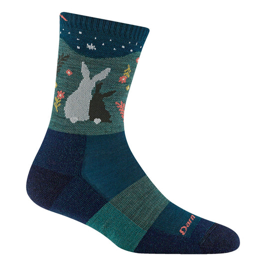 Darn Tough Ladies Merino Wool Animal Patterned Hiking Boot Socks M / Eclipse – Lifetime Guarantee