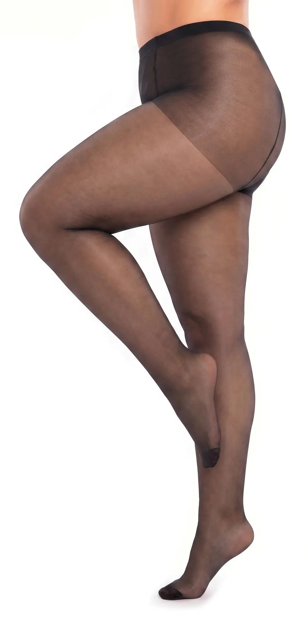 Glamory Supersize 20 Feinstrumpfhose bis Plus Größe 10XL - Black | Farbe: Black | Größe: 64-74
