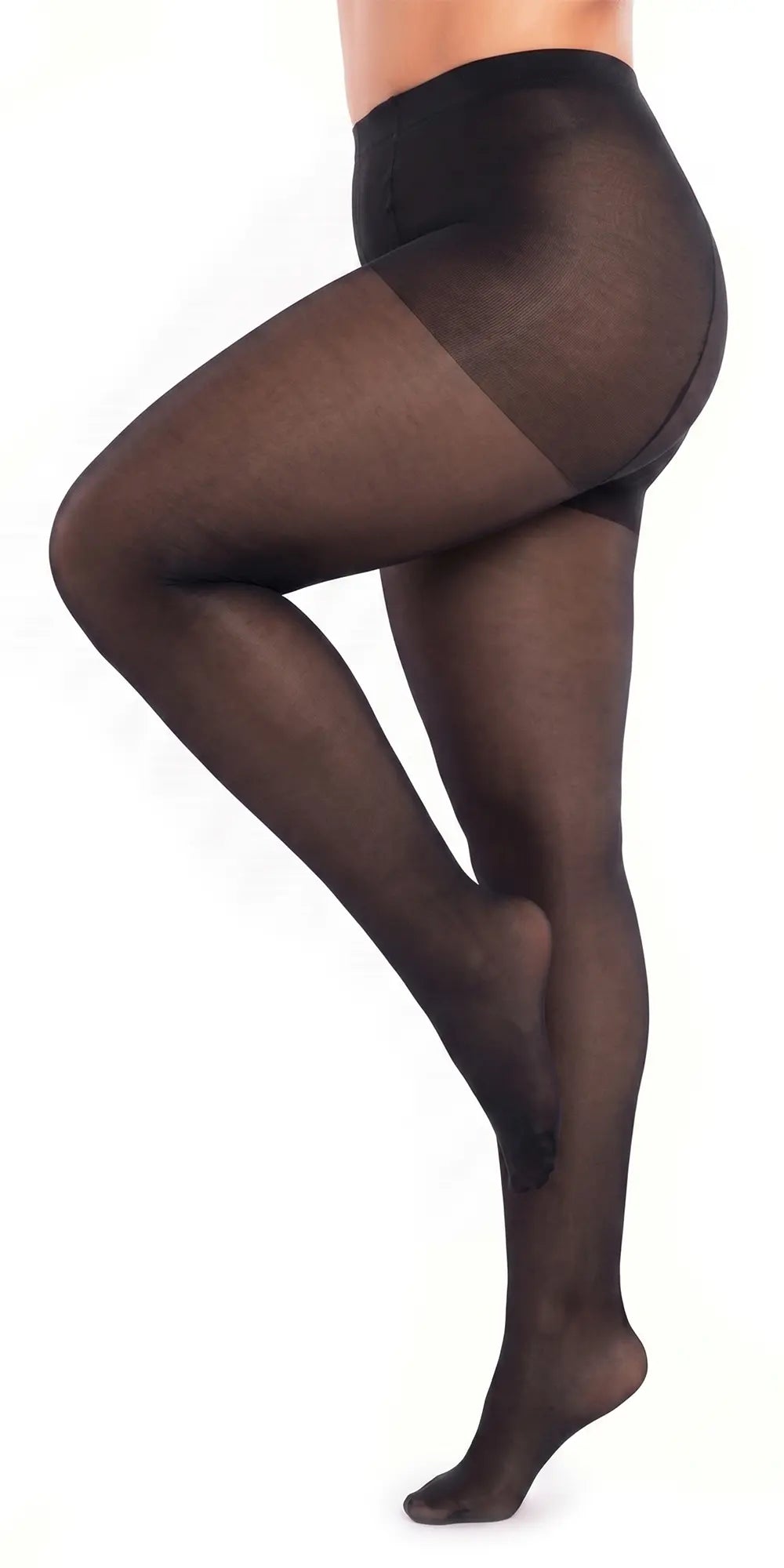 Glamory Supersize 40 Feinstrumpfhose bis Plus Größe 10XL - Black | Farbe: Black | Größe: 76-86