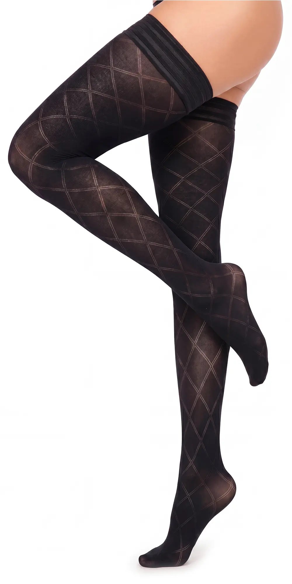 Glamory Venus 50 halterlose Strümpfe | Farbe: Black | Größe: 56-58