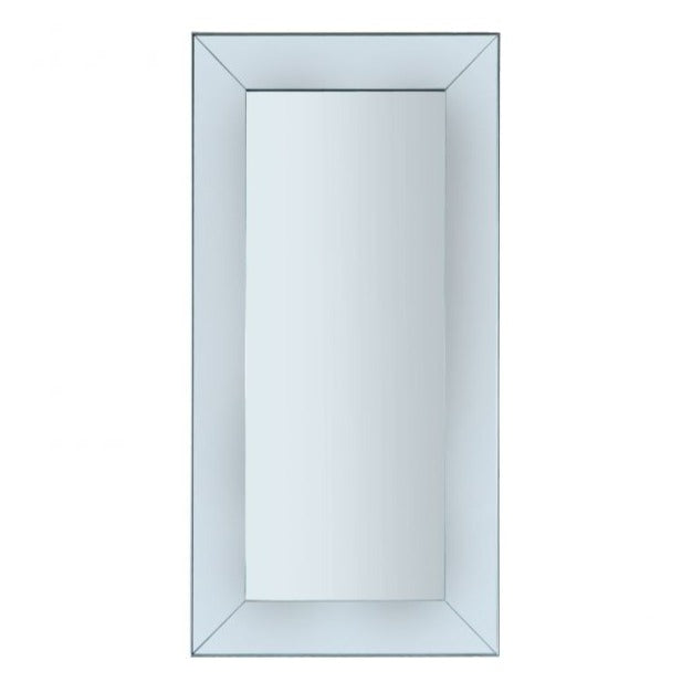 Vienna Leaner Mirror Silver