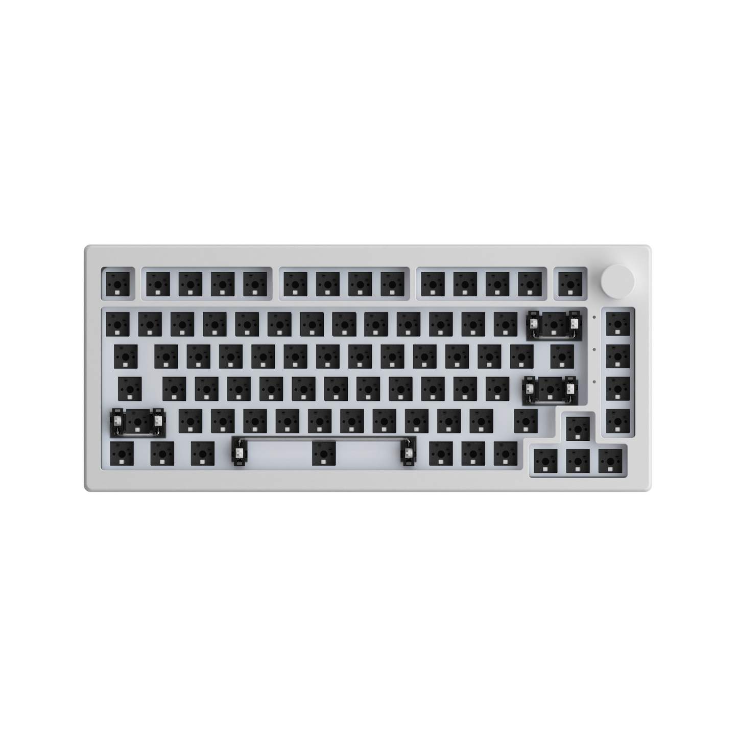 5075 VIA DIY Kit - 5075B(Wireless Tri-mode) / Moonlight White- ANSI / Default(CN) Warehouse