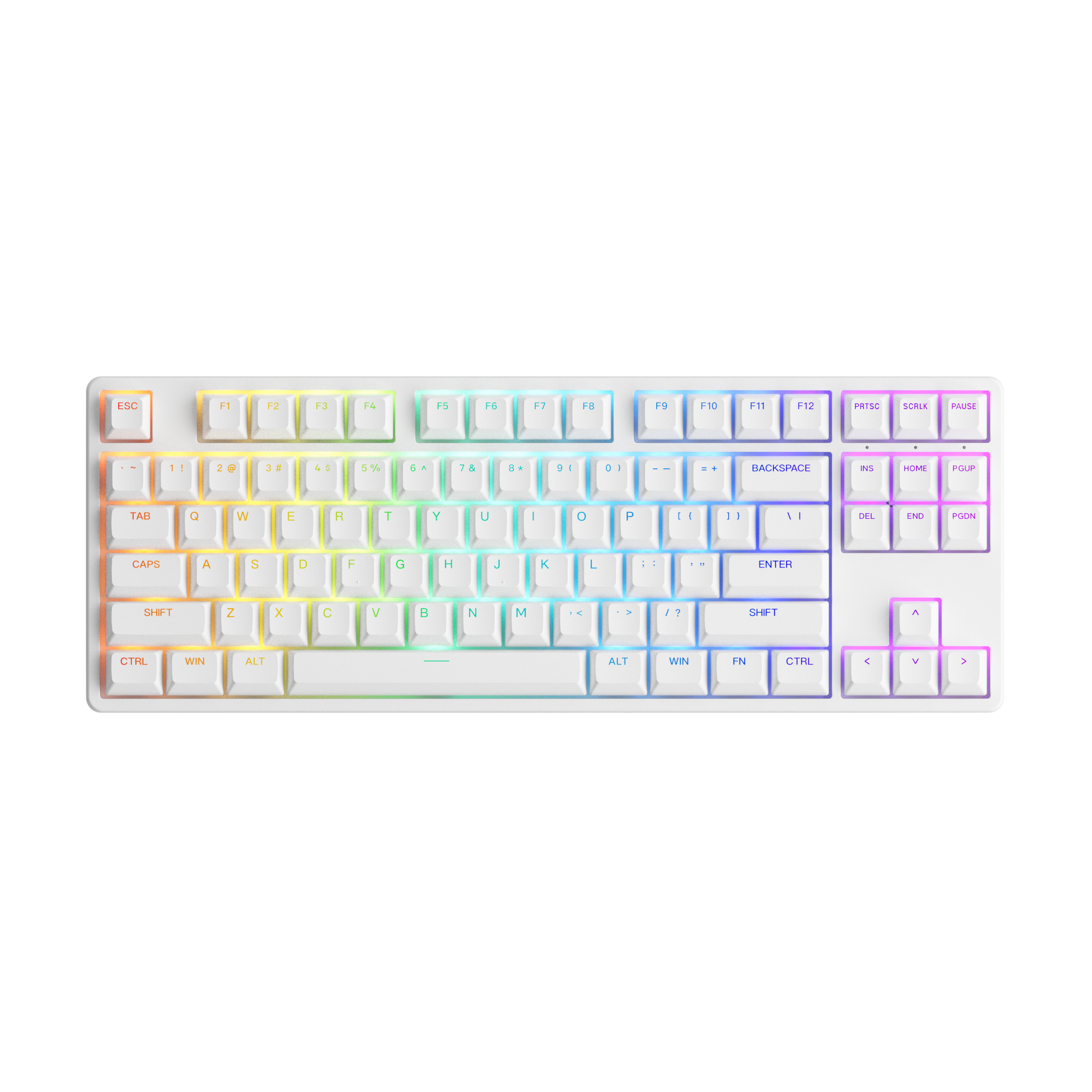 5087S Shine-Through - White / Akko CS Jelly Pink