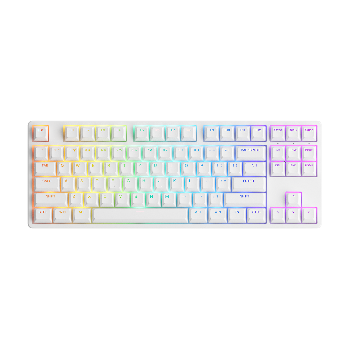 5087S Shine-Through - White / Akko CS Jelly Purple