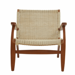 Juan Woven Chair In Natural Rattan
